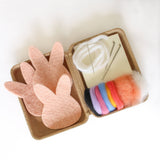 Mini Bunny Needle Felting Kit (Sheep Creek Studio)
