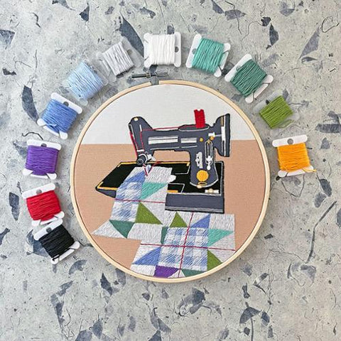 Sewing Machine Embroidery Kit (Kate Wyatt Fine Art)