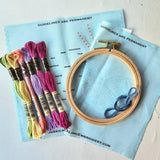Beginner Butterfly Sampler Embroidery Kit (Jessica Long Embroidery)