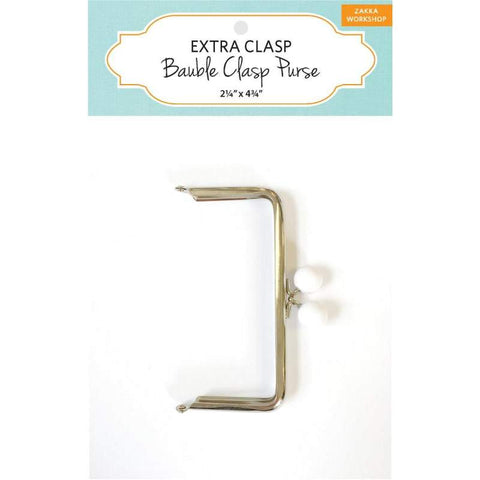 Extra Clasp Bauble Clasp Purse 2 1/4” x 4 3/4”