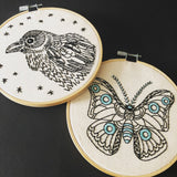 Raven Nevermore Embroidery Kit (Hook, Line & Tinker)