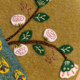 Flamboyant Peacock Appliqué Hoop Craft Kit: English