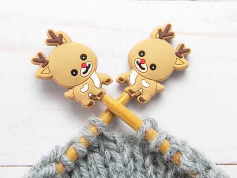 Fox & Pine Stitch Stoppers — Lovely Rudolph