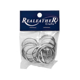 Realeather Split Keyring 1.25"