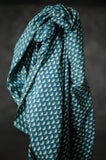 Kali Cyan Indian Screen Print Cotton