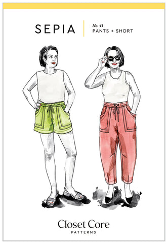 Sepia Pants and Shorts (Closet Core Patterns)