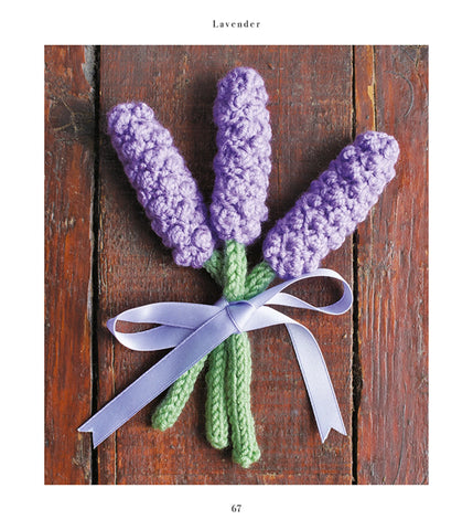 knitted lavender flower pattern Knitted Flowers – Evanston Stitchworks