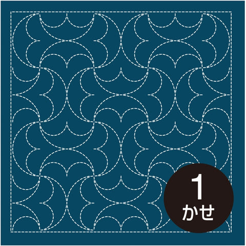 Sashiko Sampler H-2038 Hammaru Tsunagi