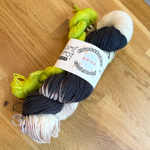 Gnome Depot Fiber Crosstown Craftalong Southpaw Sock Set