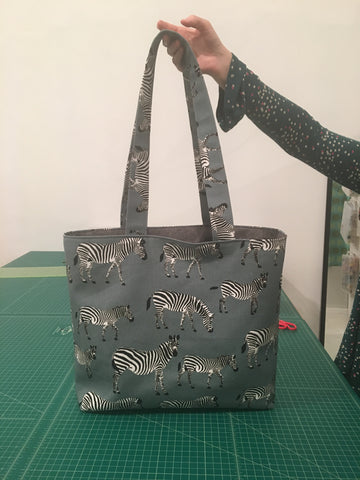 Learn to Sew: Boxed Tote Bag Sundays April 12, 19, 26 1:00 - 3:00pm