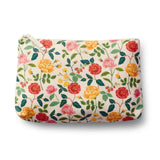 Rifle Paper Roses Zippered Pouch Large or Small