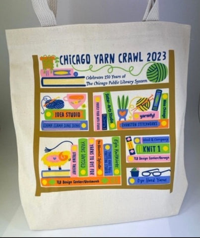 Chicago Yarn Crawl Tote Bag