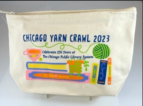 Chicago Yarn Crawl Zipper Pouch