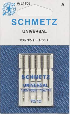 Schmetz 1708 Universal Machine Needles 5-Pack Size 70/10