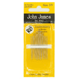 Needles — 3/9 Embroidery (John James)