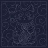 Sashiko Cloth — Maneki Neko (KF2025-45)