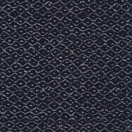 Nara Homespun Dots and Waves Indigo