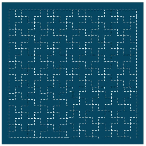 Sashiko Sampler SC-208 Juji-Tsunagi