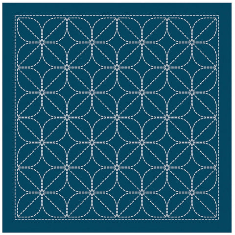 Sashiko Sampler H-2141 Kamon Navy
