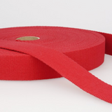 Cotton Webbing 1" Wide (Various Colors)