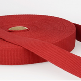 Cotton Webbing 1" Wide (Various Colors)