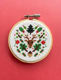 Woodland Mini Ornament Cross Stitch Kit (Spot Colors)