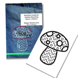 Sashiko Magic Mushroom Stick and Stitch Pattern (Socorro Society)