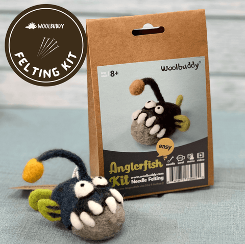 Woolbuddy Anglerfish Needle Felting Kit