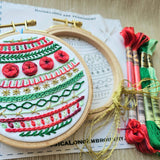 Deck the Halls Ornament Embroidery Kit (Jessica Long Embroidery)