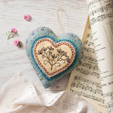 Corinne Lapierre Embroidered Heart Wool Mix Felt Craft Kit