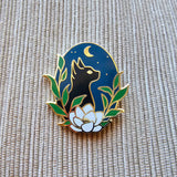 Black Cat Needle Minder (Jessica Long Embroidery)