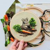 Jessica Long Embroidery Garden Mouse Kit