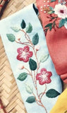 Embroidered Linen Headband (Quince Fables)