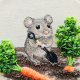 Jessica Long Embroidery Garden Mouse Kit