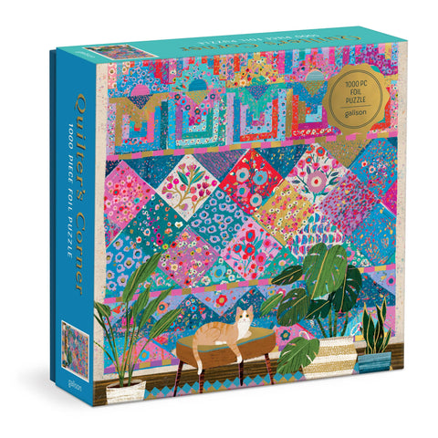 Victoria Ball's "Quilter's Corner" 1000-Piece Foil Puzzle