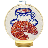 Croissant Embroidery Kit (Hook, Line & Tinker)