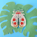 Blooming Bugs Moth Cross Stitch Kit (Benzie Design)