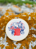 Octopus Knitting Embroidery Kit (Hook, Line & Tinker)