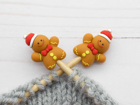 Fox & Pine Stitch Stoppers — Cheerful Gingerbread