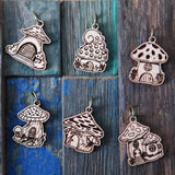 Mushroom Houses Stitch Markers (Sunrise Grove)