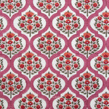 Lattice Floral in Pink