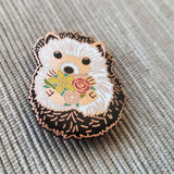 Hedgehog Needle Minder (Jessica Long Embroidery)