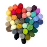 Wool Roving: 40 Colors Collection