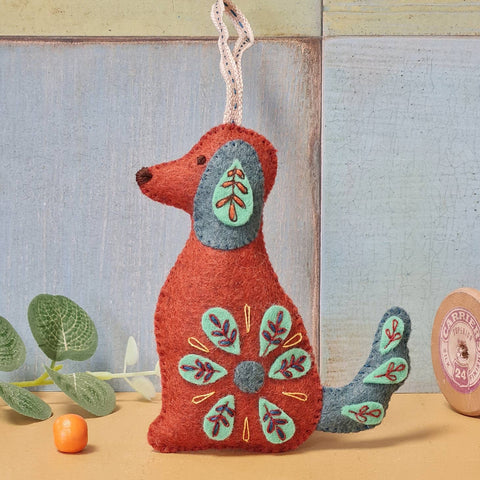 Embroidered Dog Felt Craft Kit – Evanston Stitchworks