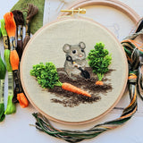 Jessica Long Embroidery Garden Mouse Kit