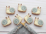 Fox & Pine Stitch Stoppers — Snail