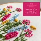 Beginner Embroidery Kit - Meadow in Happy Day