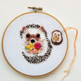 Hedgehog Needle Minder (Jessica Long Embroidery)