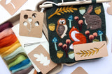 Woodland Banner Felting Kit (Sheep Creek Studio)