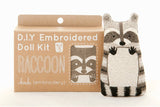 Kiriki Press Raccoon Embroidered Doll Kit